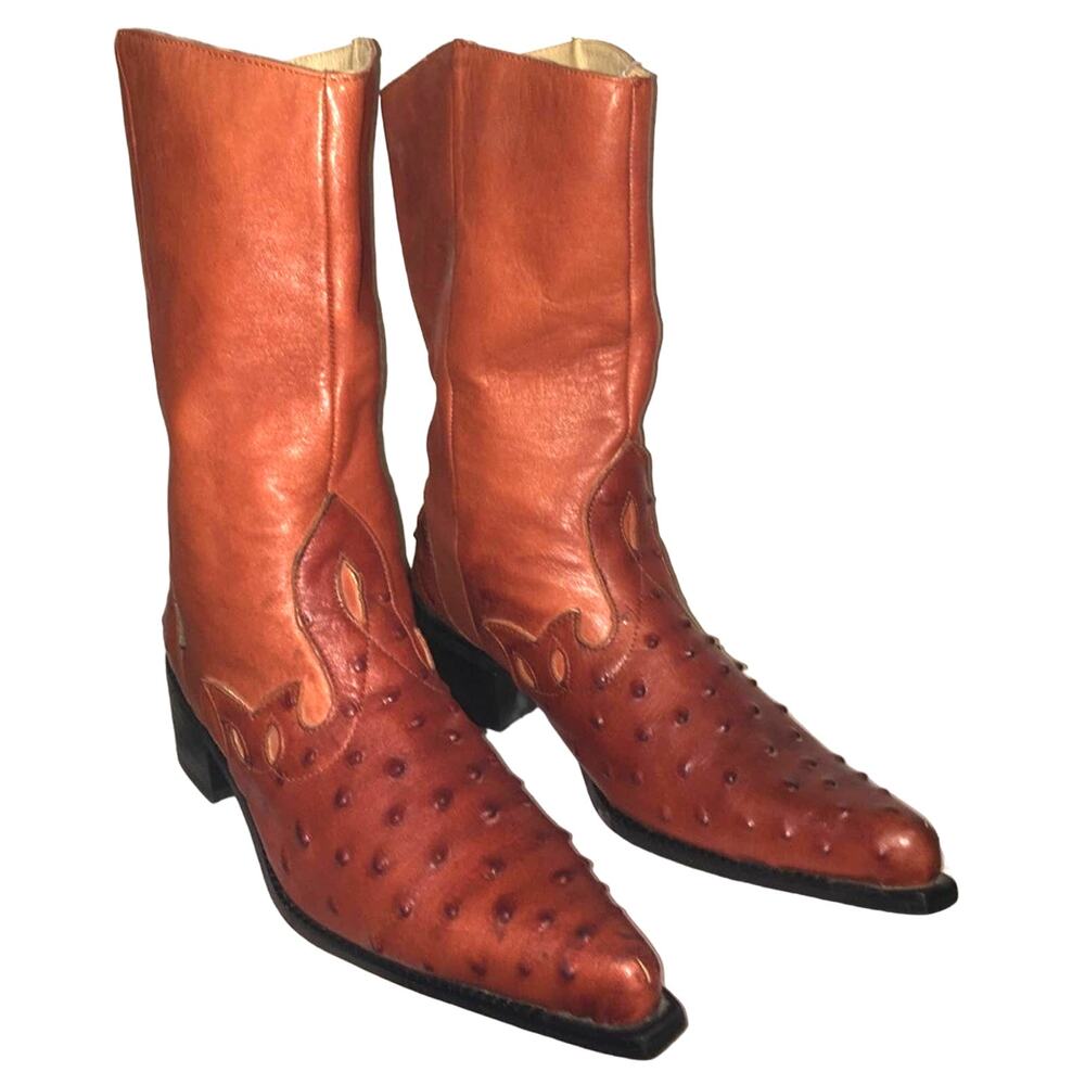 LA BARCA GENUINE  LEATHER BOOTS SHOES SIZE 6 US